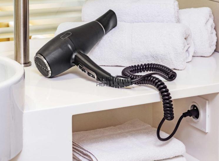 Secador de Cabelo tipo pistola Preto Mate 2000W 